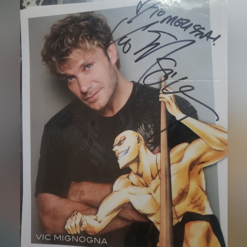 Personalized Vic Mignogna Autograph